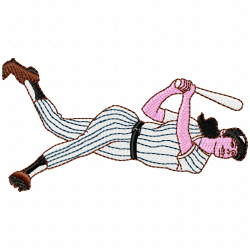 Baseball Embroidery Design 8